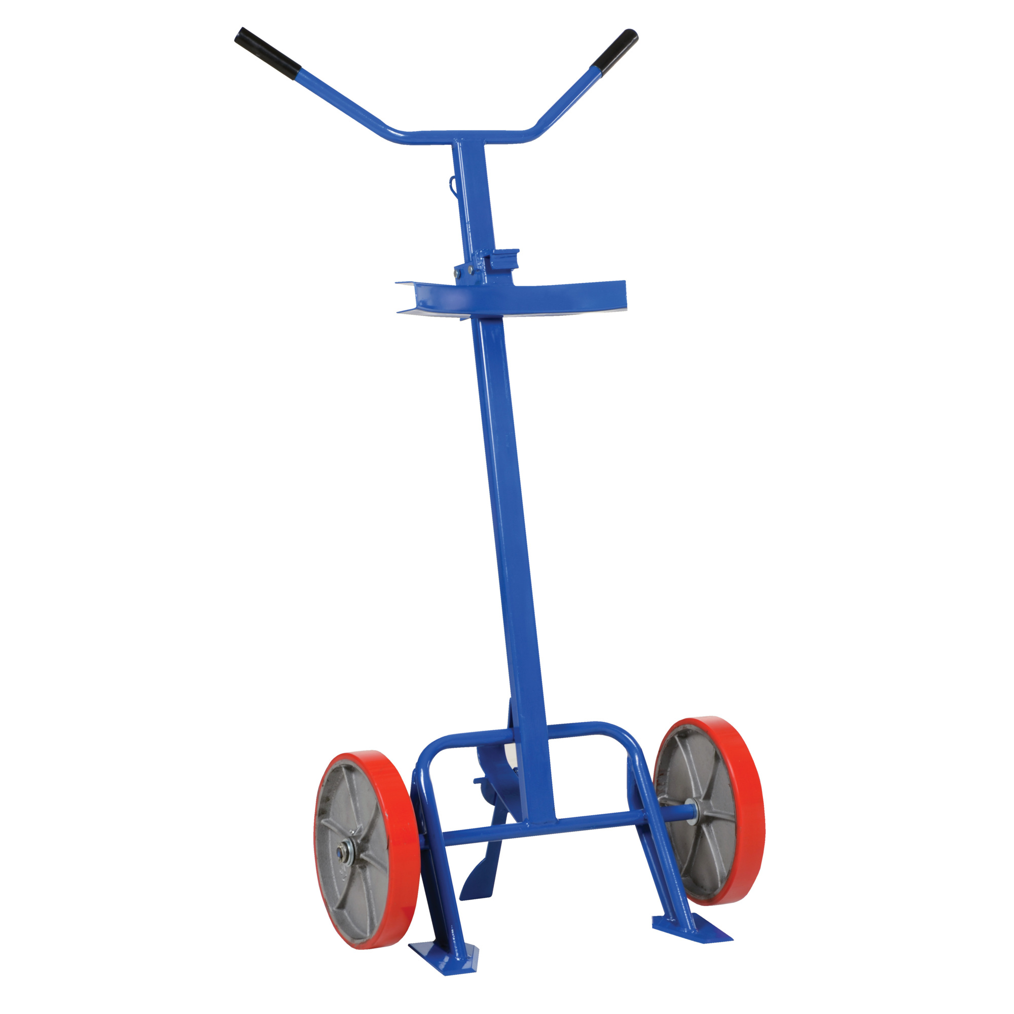 Vestil Barrel/Drum Truck - 800-Lb. Capacity, Poly on Steel Wheels, 30 and 55-Gal. Drum Size, Model# DBT-1200-P